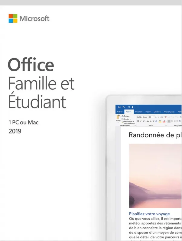 Office 2019 Famille et Etudiant (bind)