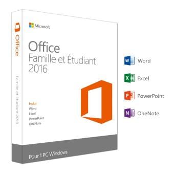 Office 2016 Famille et Etudiant