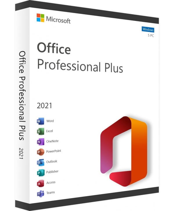 Office 2021 Professionnel Plus (5 PC)