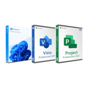Pack Windows 11 Pro + Visio 2021 Pro + Project 2021 Pro